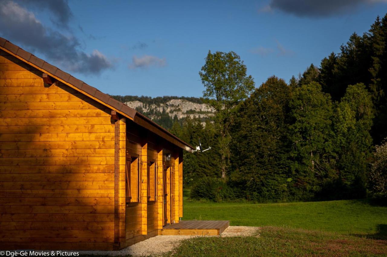 Les Jardins Du Herisson Chalet 2 Bonlieu Buitenkant foto